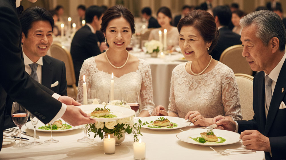 両家やゲストに安心感を与えやすい料理ジャンル