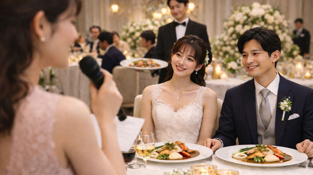結婚式特有の進行と料理提供のタイミング
