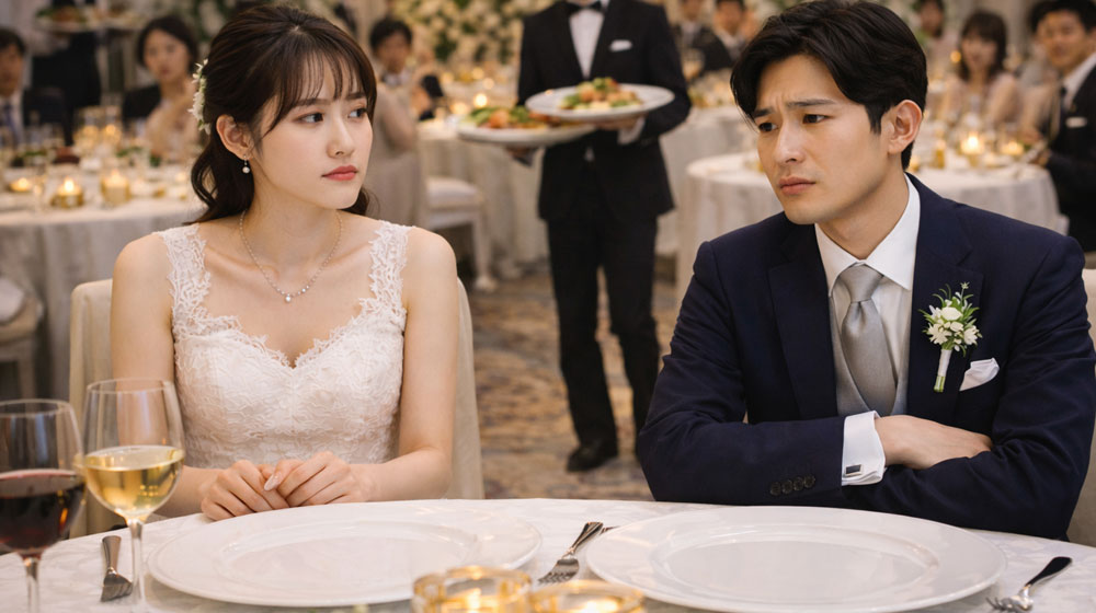 大人数の結婚式で起こりやすい配膳の遅れ