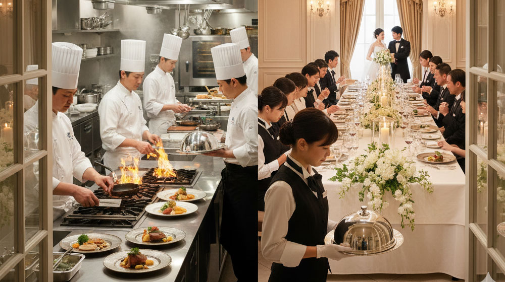 提供スピードに配慮している会場の共通点