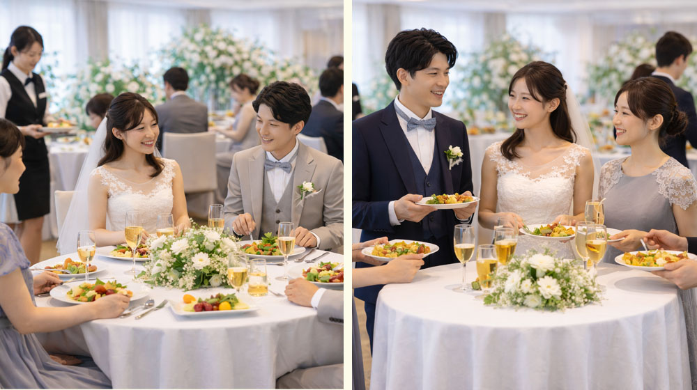 ビュッフェの種類と特徴