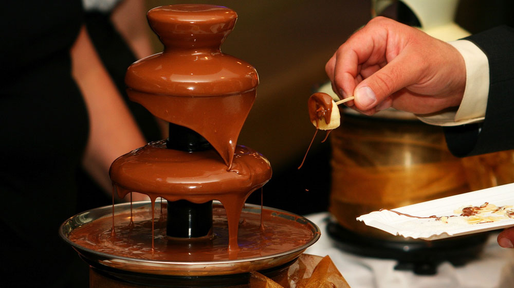 チョコレートファウンテン