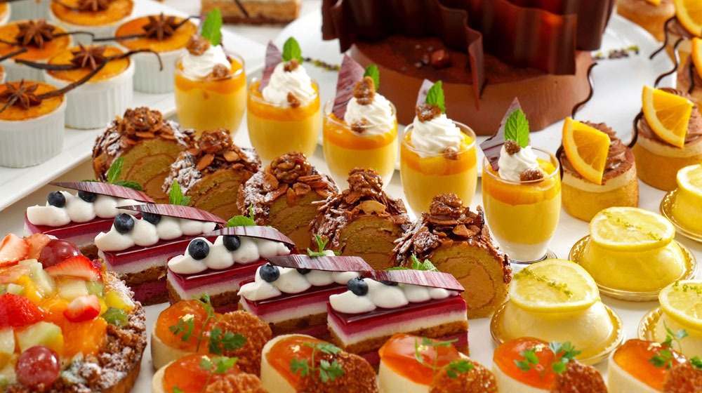 デザートビュッフェの人気演出