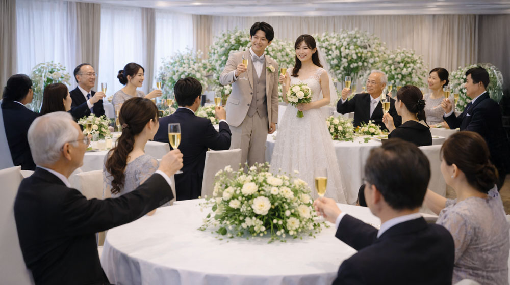 少人数の結婚式とビュッフェの相性