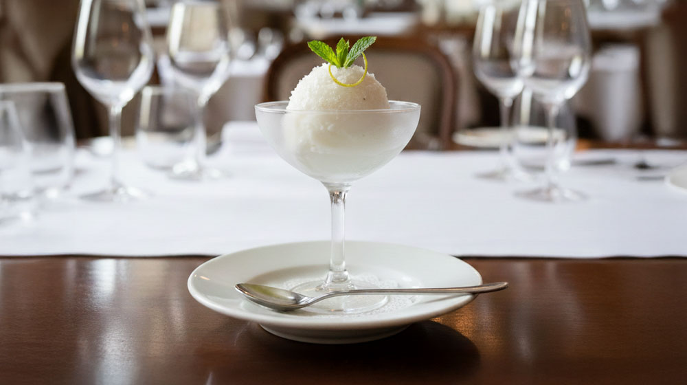 お口直し(ソルベ・グラニテ)Granité