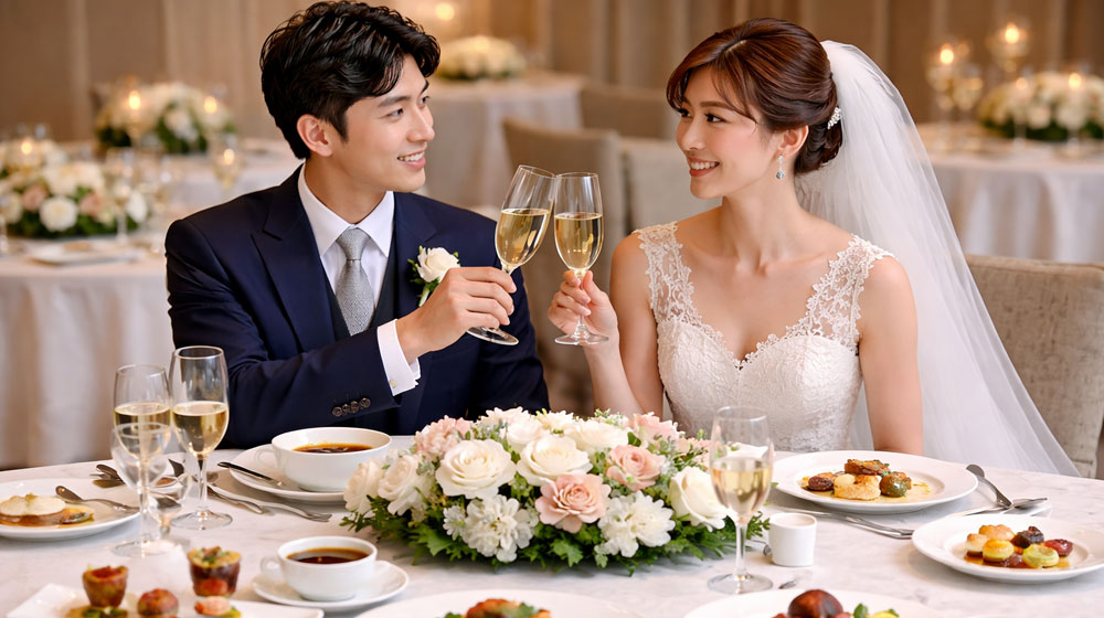 結婚式でフランス料理が定番とされる理由