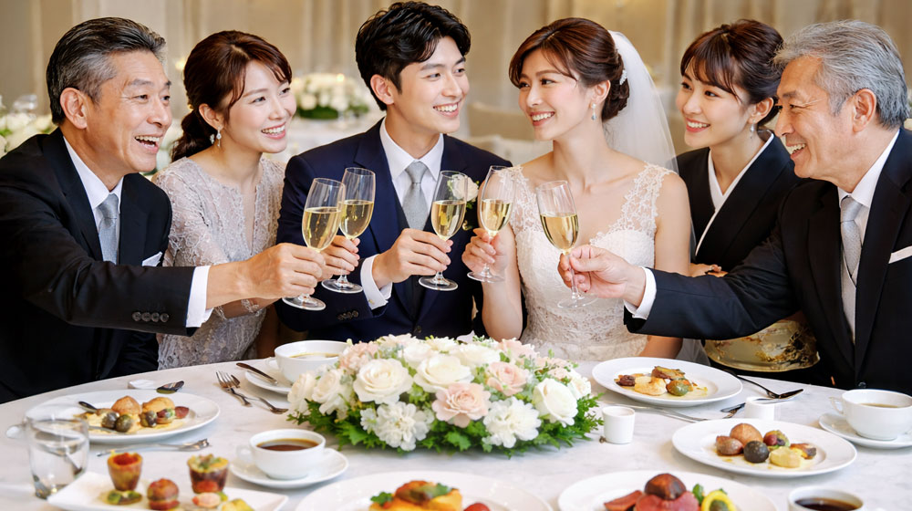 披露宴のスタイル別に考えるフランス料理のメニュー構成