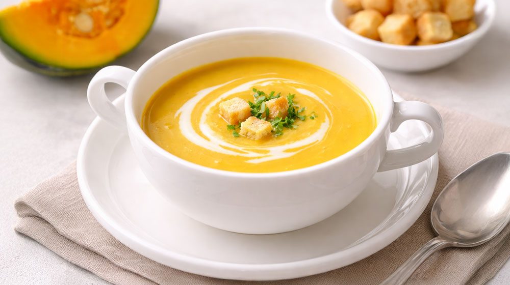 コンソメ以外のスープを選べる場合もあります