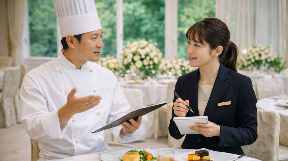 式場任せにする場合のメリットと注意点