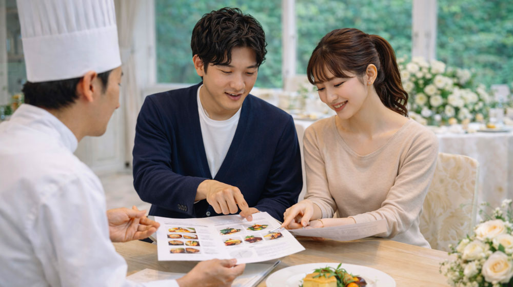 新郎新婦が主体的に決める際の考え方