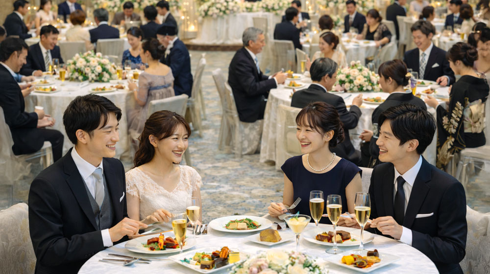 大人数披露宴に適したメニュー構成の考え方