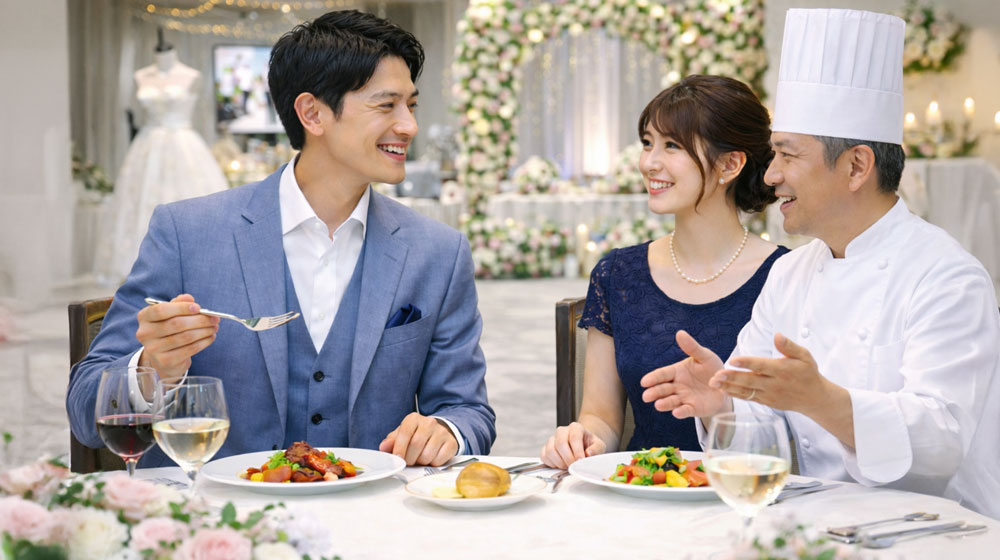 試食会でプランナーやシェフに質問すべきポイント