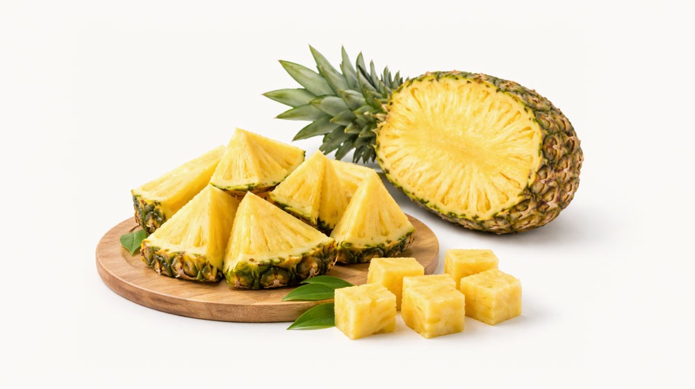 酢豚に入ったパイナップル